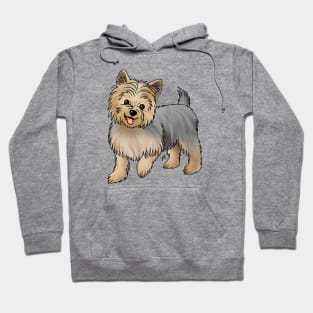 Dog - Yorkshire Terrier - Puppy Cut Hoodie